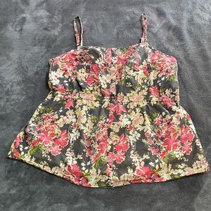 Torrid Womens Floral Spaghetti Strap Top